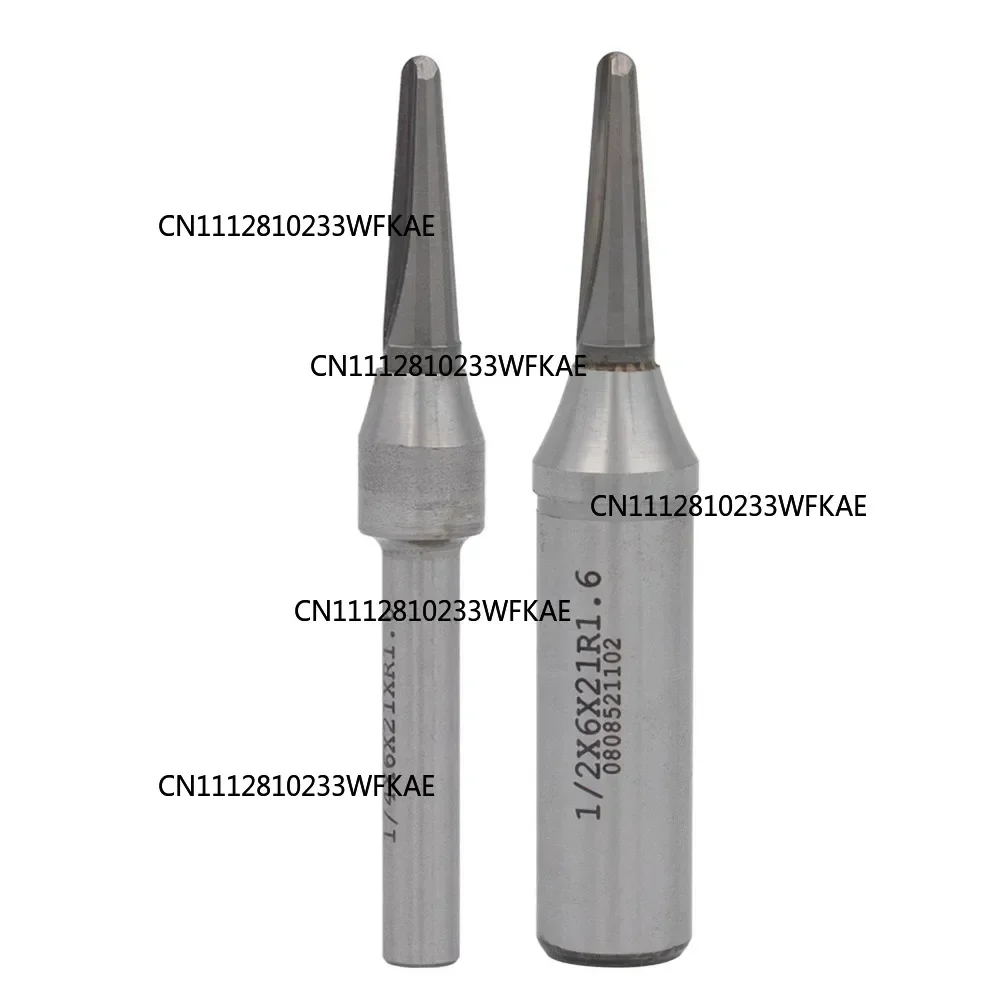 1/2pcs TCT Grooving Cutter 6.35/12.75mm Shank V-Shaped Milling Cutter For Wood Bending End Mill CNC Milling Bit Woodworking Tool