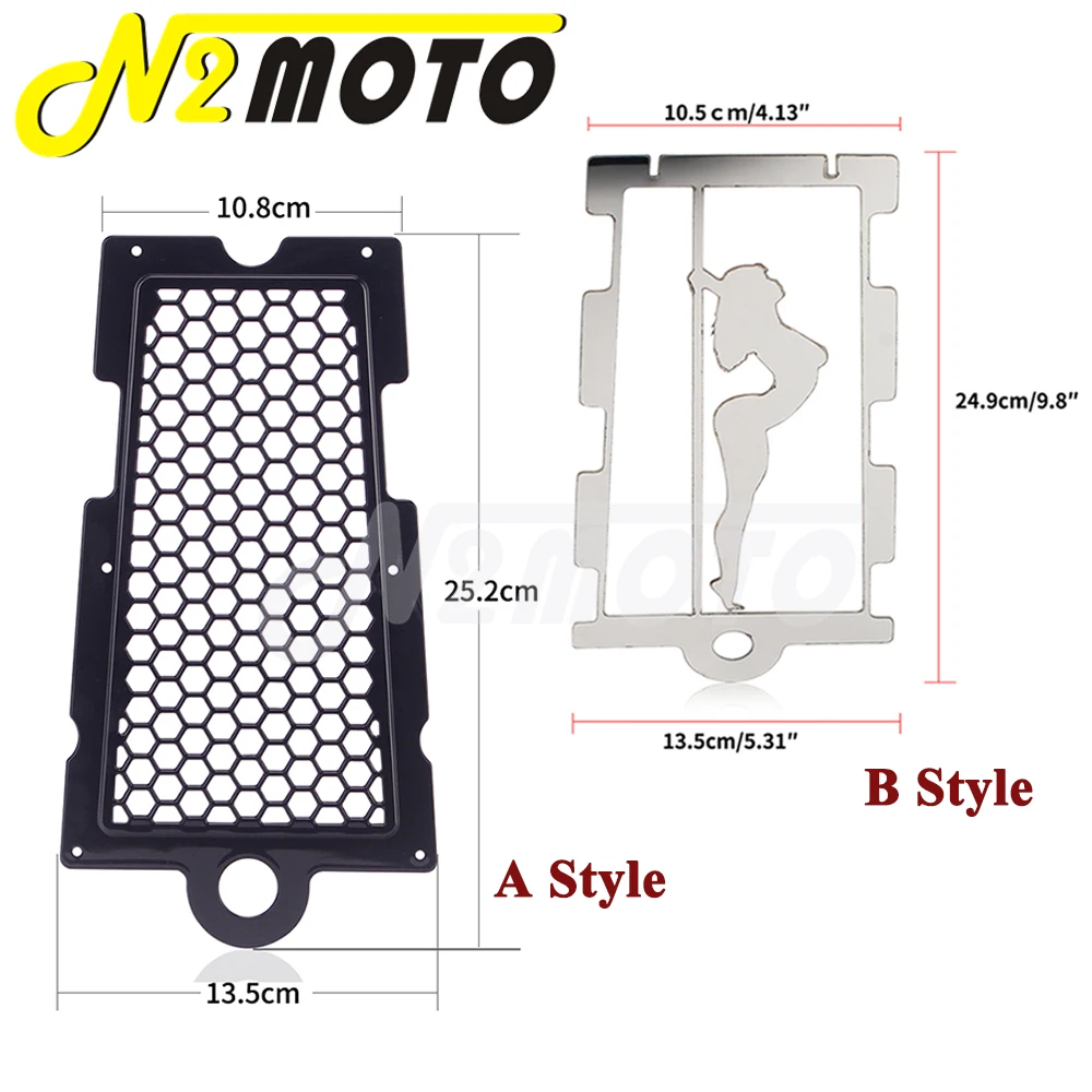 ABS Radiator Guard Grill Shield For Harley Softail Fat Bob Street Bob FXLR FXBB FLFB/S 18+ Motorcycle Sexy Woman Radiator Grille