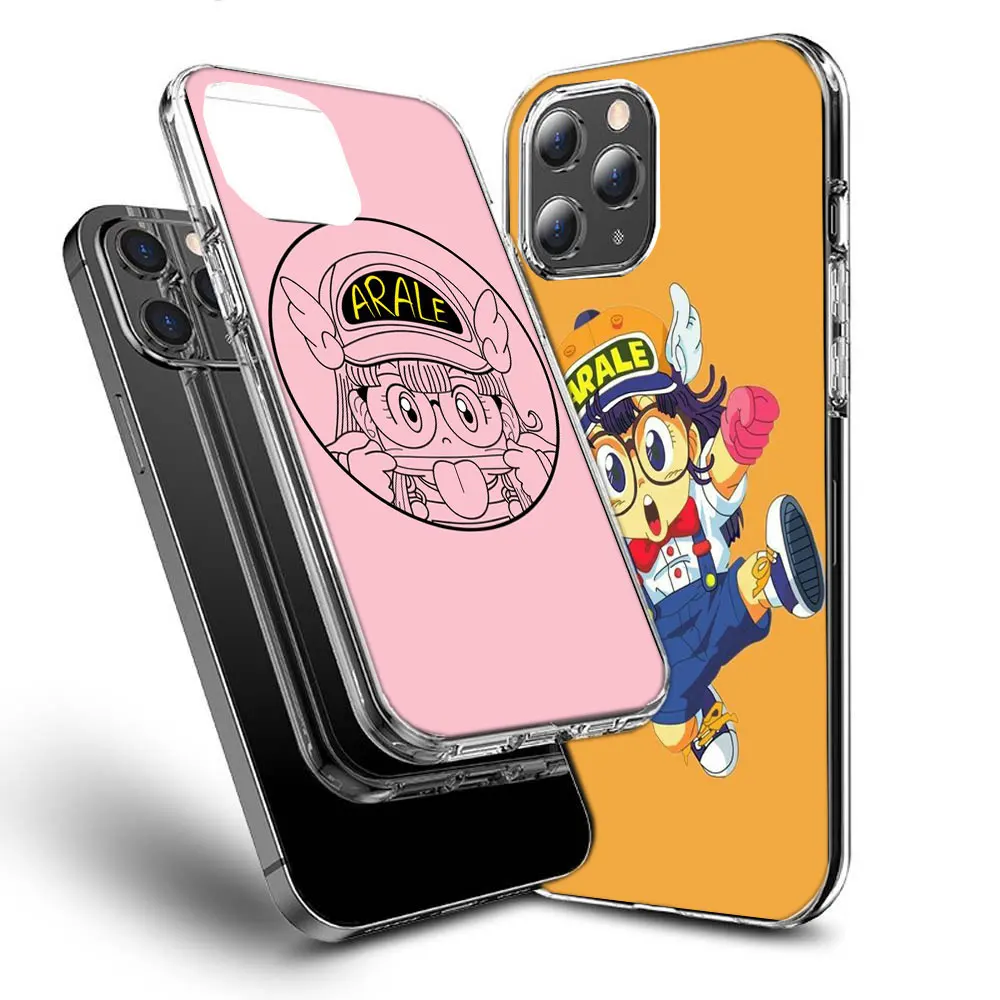 Custodia per telefono Dr. Slump Arale per Apple Iphone 15 14 Plus 13 Pro Max 12 Mini 11 X XS Max XR 8 7 SE 2020 Cover Shell Coque