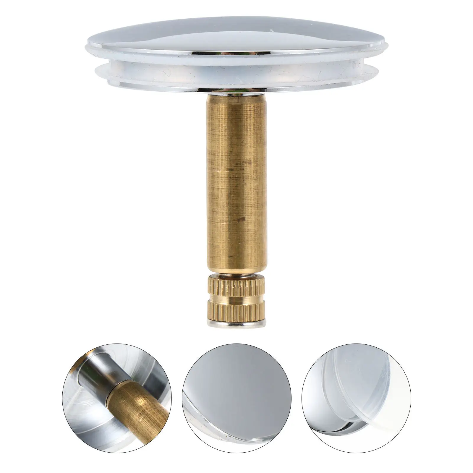 

Heavy Duty Metal Sink Drain Strainer Stopper for Kitchen and Bathtub Floor Drain Cover Seal Fit Leak Proof Lightweight Portable
