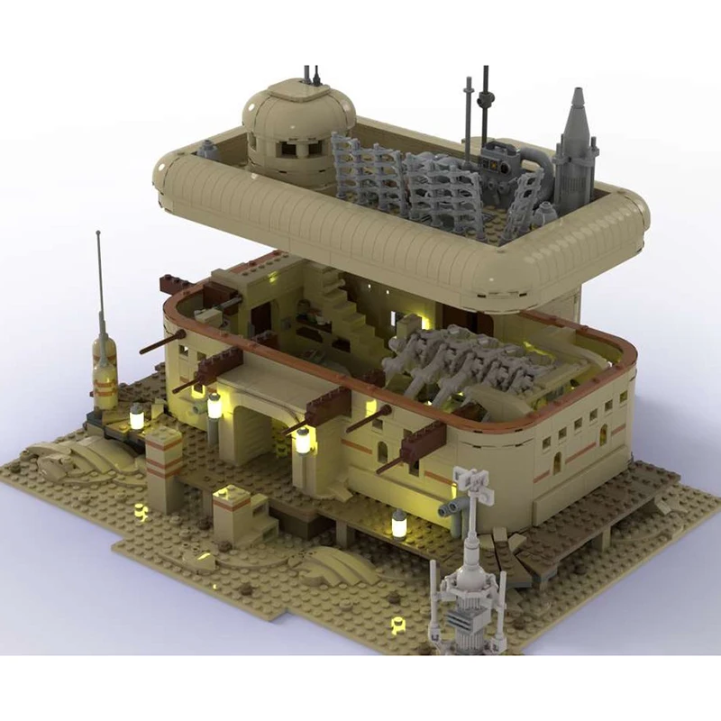 Popular Star Movie Moc Building Block Tavern Model Technology Brick DIY Assembly Modular Famous Construction Toy Holiday Gifts