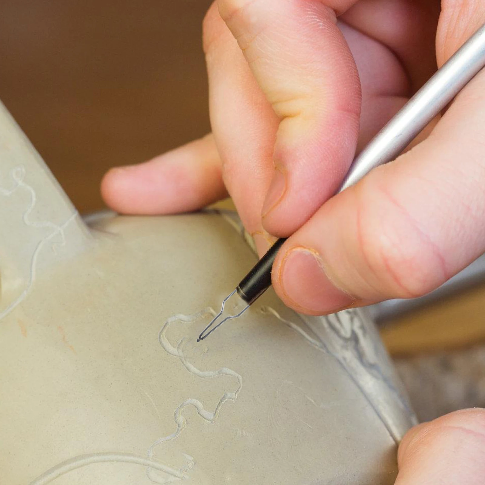 8개입 목재 연소 팁 교체용 파이로그래피 와이어 니브 세트 고임피던스 기계용 컴팩트 내구성 도구 용접