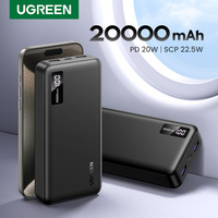 UGREEN 20000mAh PD 20W 30W Power Bank Fast Charge Portable PowerBank for iPhone 16 Pro Max Xiaomi Phone External Battery