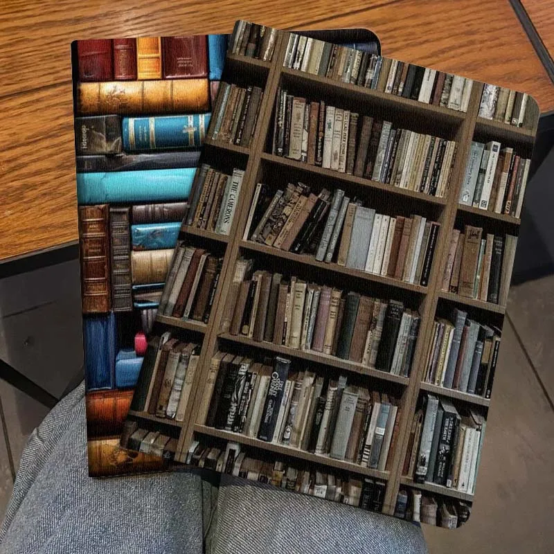 

Retro Bookshelf Art Popular For Honor Pad 8 V8 9 GT MagicPad 13 3 2 Tab MatePad Pro Air 12 X 12.6 Foldable Tablet Case Gift
