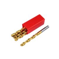 10PCS Cobalt Drill Bits M42 Hard Alloy Titanium Coated Twist Bits for Metal Steel Iron Wood Plastic Masonry Professional High-Sp