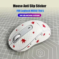 for Logitech M650/750/L Mouse Anti Slip Full Sticker Grip Tape Skate Handmade Sticker Professional  Lizard Skin Suck Sweat