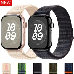 Stripe Strap for Apple Watch Bands 49mm Series 11-10-9-8-7-6-5-4-SE-Ultra 2-3 42mm 46mm 45mm 40 44mm 41mm iWatch Sport Nyon Loop