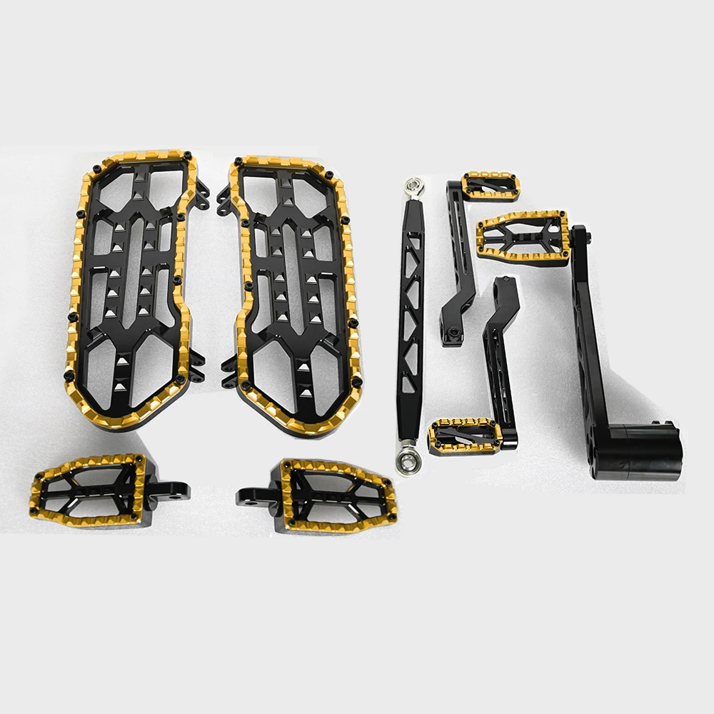 Performance Bagger CNC Alloy Colored Footpeg Pedals Brake Shift For Harley 86-later Touring And 2008 Up Trike Models
