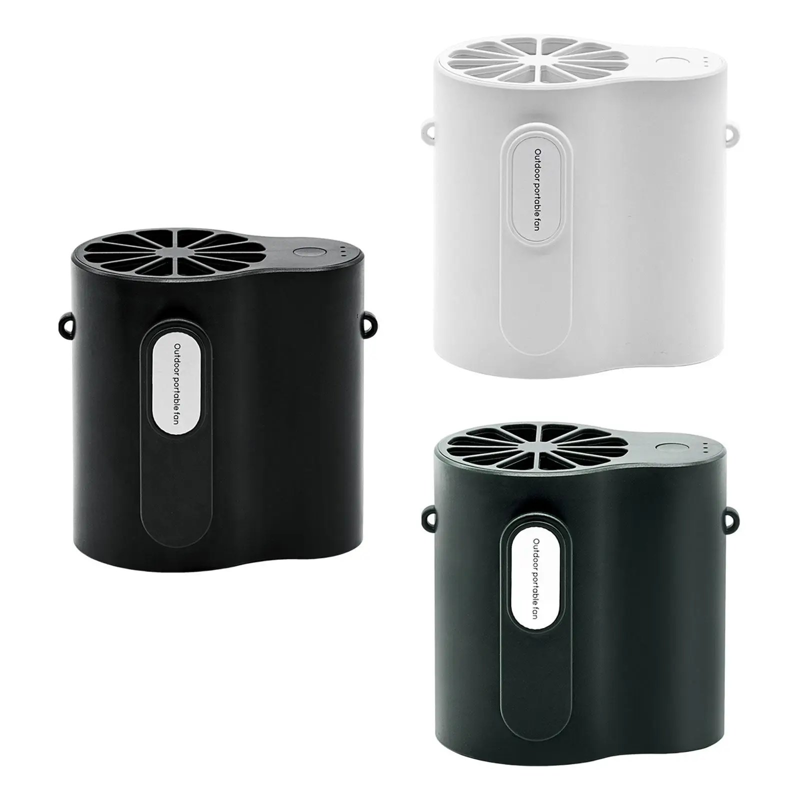 Waist Clip Fan 3 Speeds Adjustable Portable Fan Quiet under Shirt Fan Belt Fan for Fishing Working Travel Indoor Outdoor