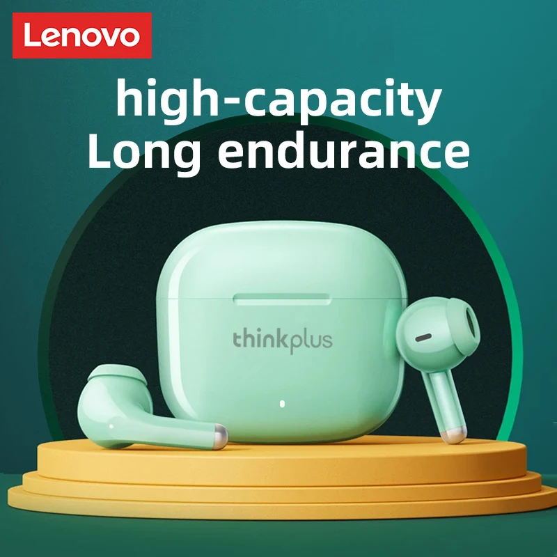 Choice Lenovo LP40 Pro TWS Bluetooth Earphones Touch Control Music Sport Headset Noise Reduction Gaming Headphones 250mAh New