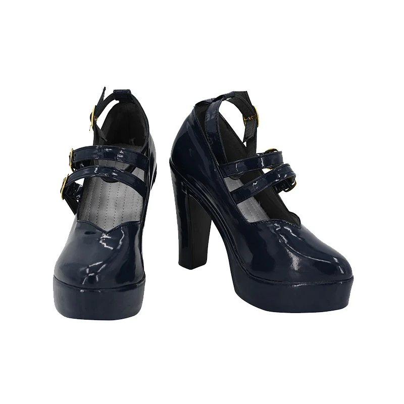 가상 YouTuber VTuber Meloco Kyoran 코스프레 신발 NIJISANJI 부츠 애니메이션 할로윈 하이힐 신발