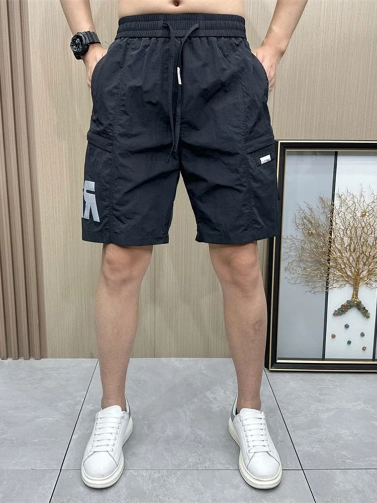 

Faionable Summer Men's ort Pants Casual Workwear orts Printed Beach Sports Five-Quarter Length Multi-ket Loose Fit