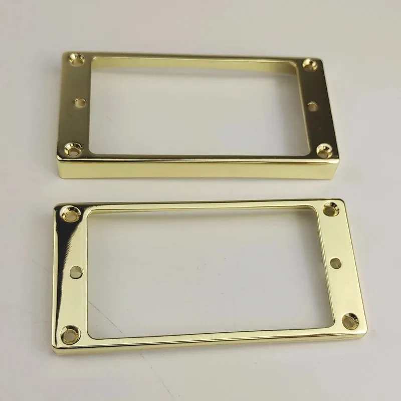 1 Set Gold Humbucker neck and bridge Pickup Mounting Ring Curved Tapered For LP Electric Guitar
