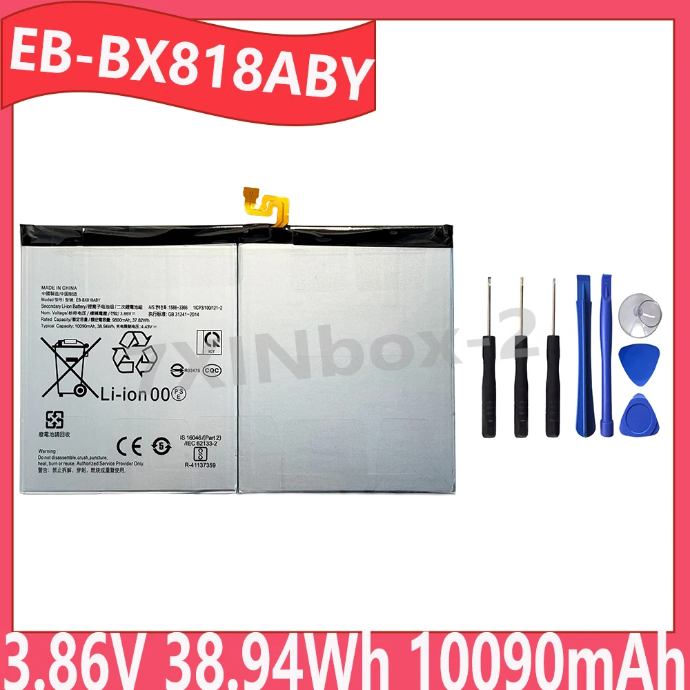 EB-BX818ABY 3.86V 38.94Wh 10090mAh OEM Battery For Samsung Galaxy Tab S9 Plus Wi-fi X810/5G X816 Free tools