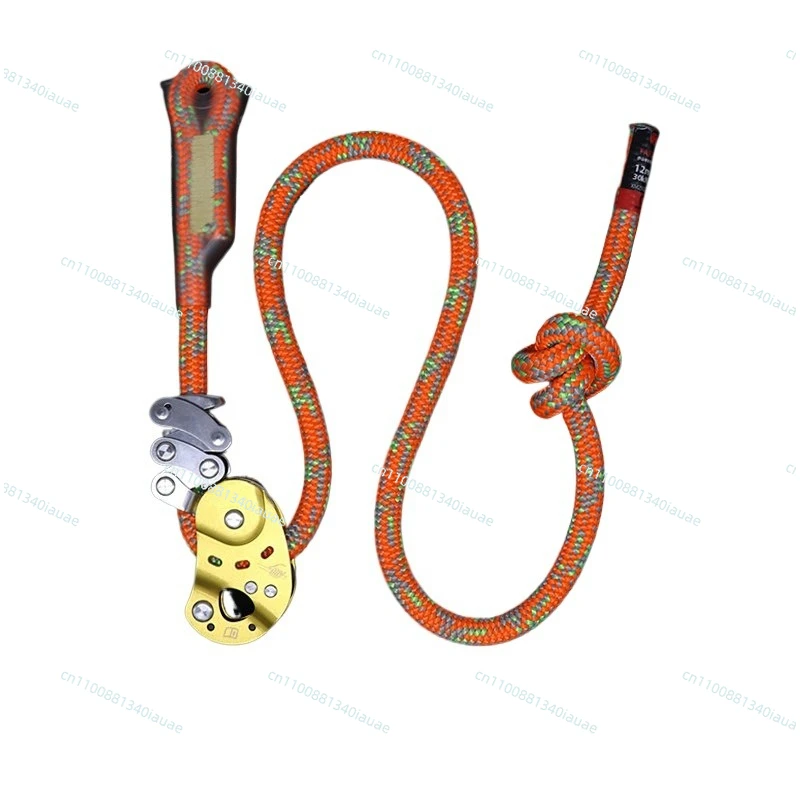 

Mechanical High-altitude Rope Hanging Grab Descending Knot Rope Pulley Weight Rises 10.8 Meters