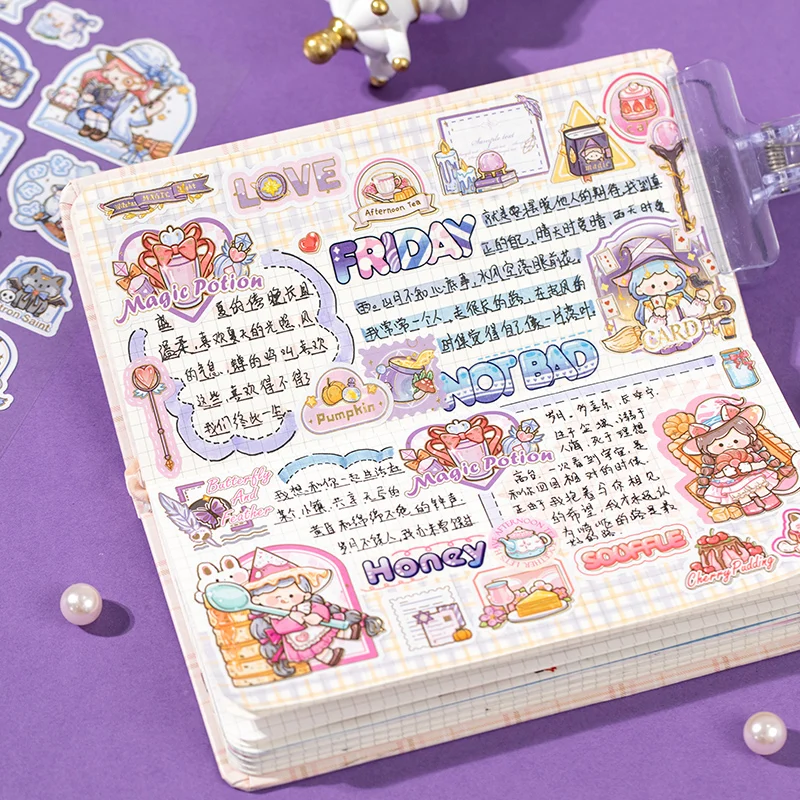 Pegatinas de estampado dorado, lote de 4 unidades, Seven, Magic Gathering