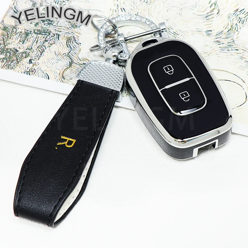 New TPU Car Remote Key Case Cover Protect Shell Bag For Renault Duster Dokker Logan Stepway Clio5 SS2 Renault TWingo Accessories