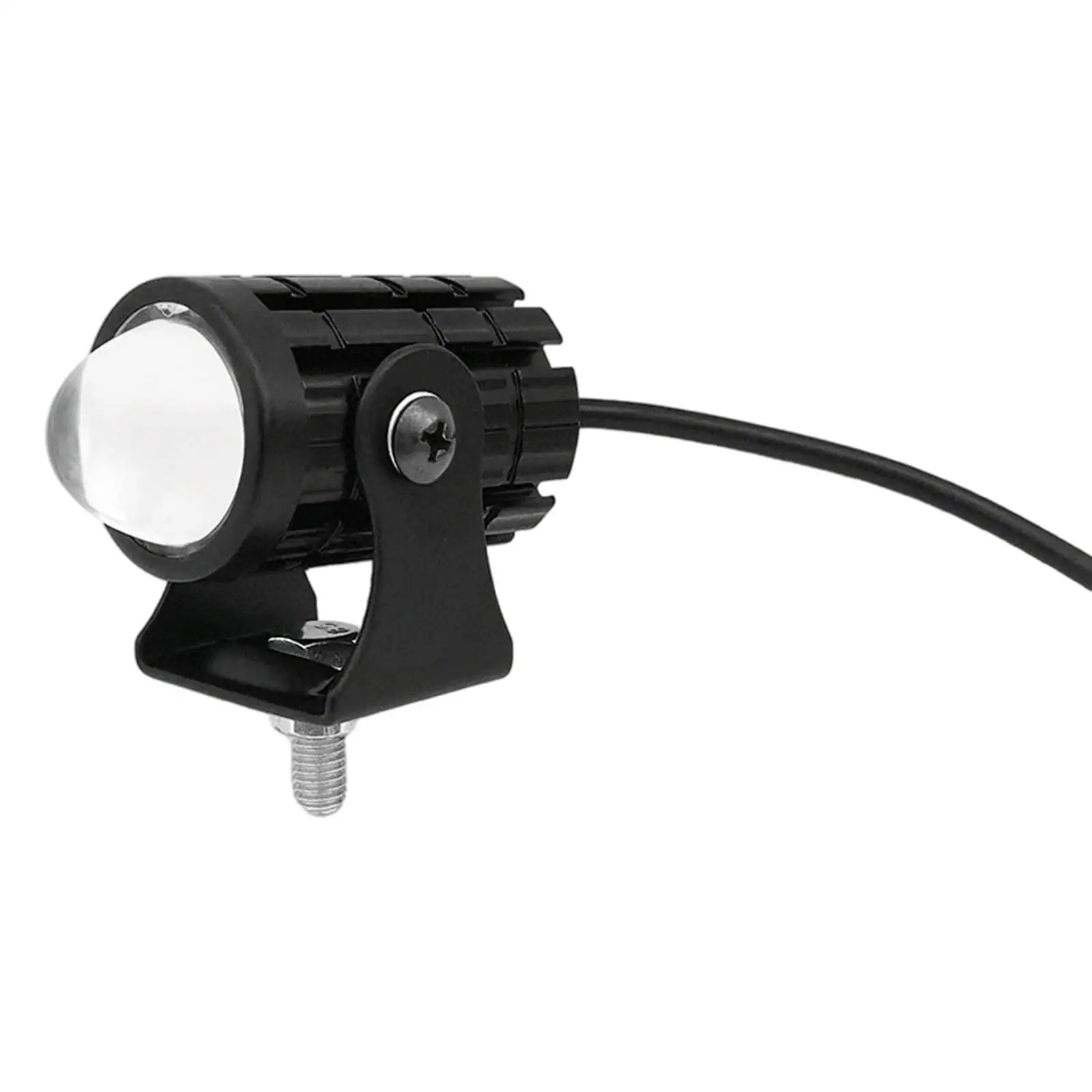 Motorcycle Headlight Racer Style Dual Color Beam 6000K 3000K LED Waterproof Spotlight for Bicycle ATV Offroad Vehicle