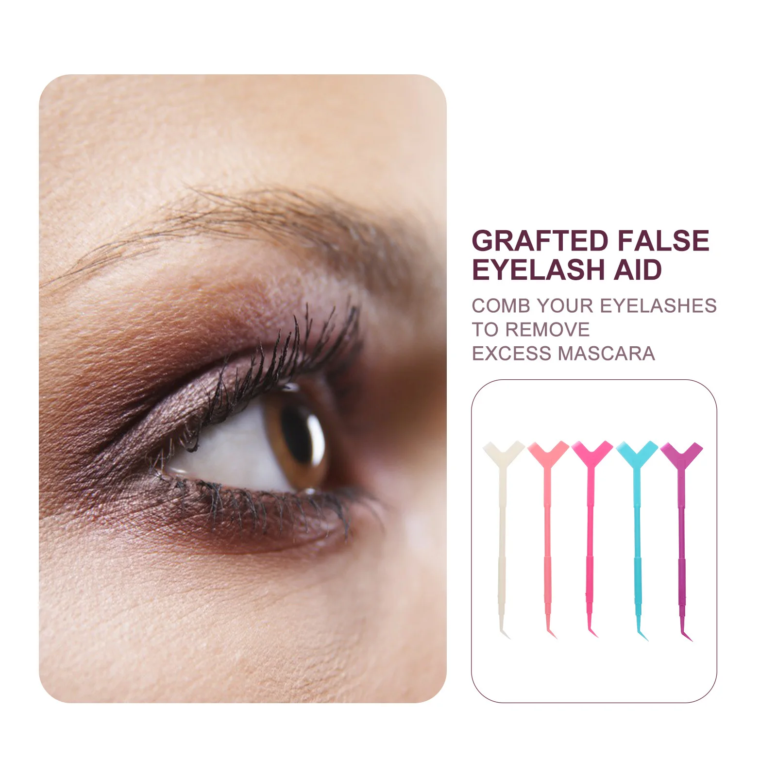 50Pcs Wimpern Lift Werkzeuge Kamm Lash Dauerwelle Separator Gepfropfte Wimpern Verlängerung Lash Curling Salon Werkzeug Set