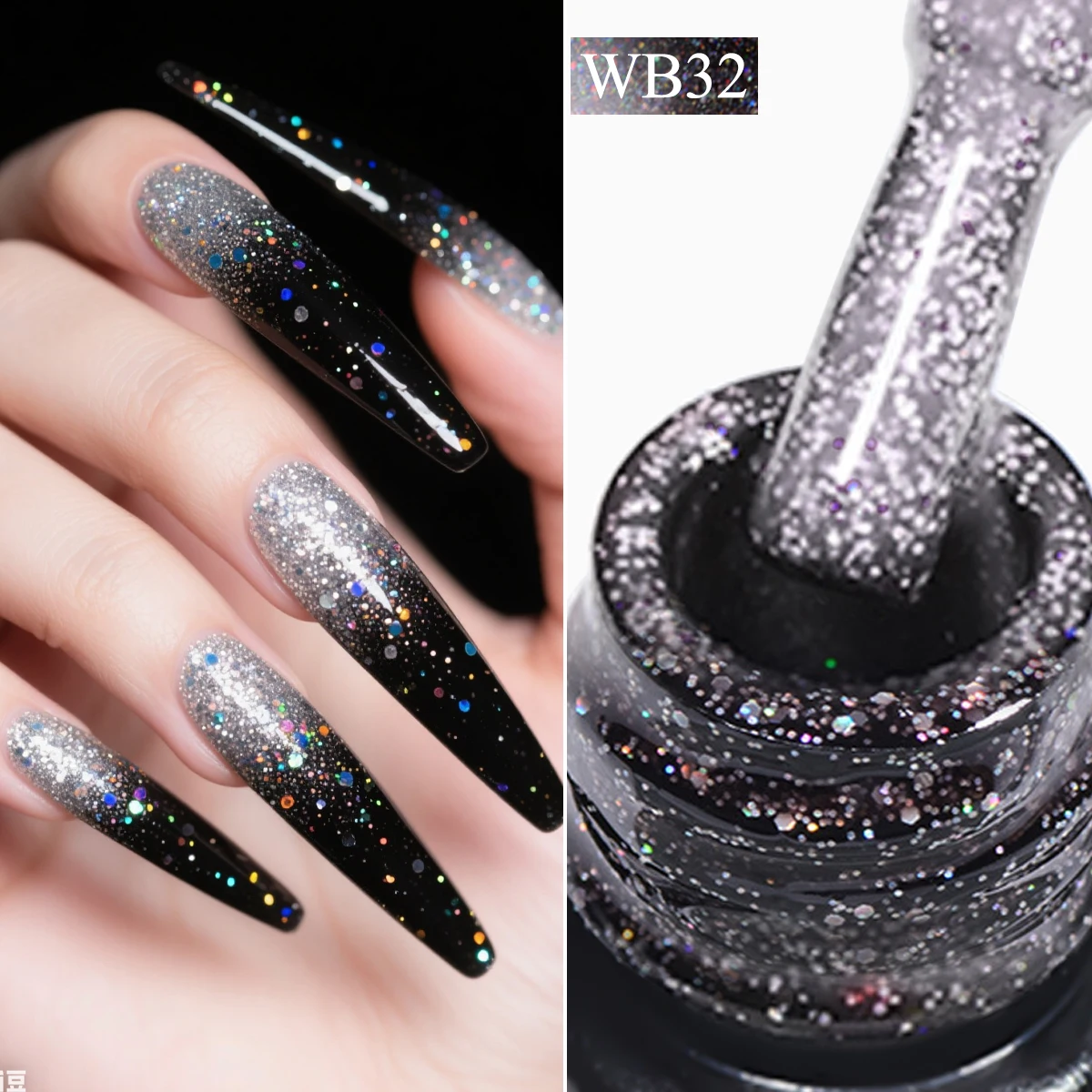 7ml Color Changing Gel Nail Polish, Temperature Sensitive Gradient Design, Fragrance Free, Off, Suitable for Home DIY Manicure.
