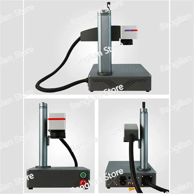 Fiber Laser Marking Machine 20W Carved Nameplate Portable Desktop Cutter Engraver Pattern Jewelry Professional Diy