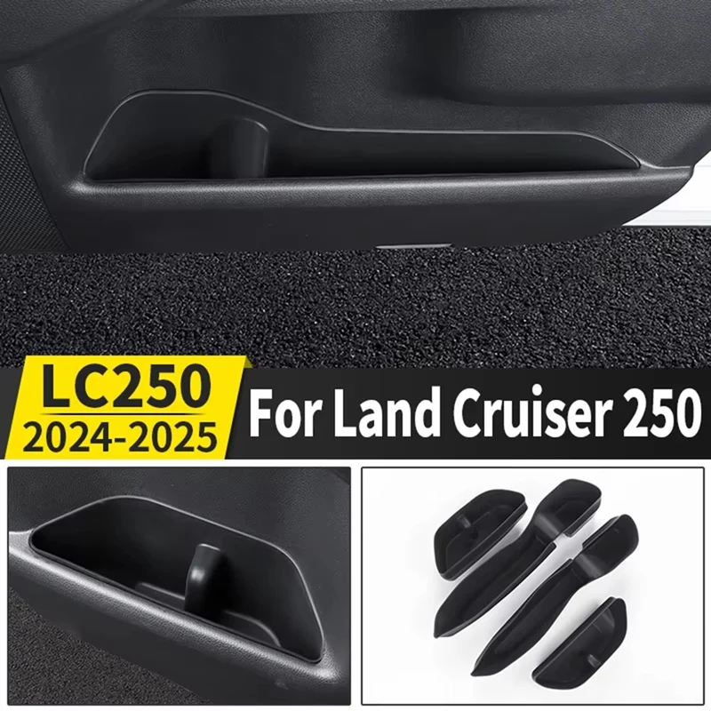 

Car Door Storage Slots Silica Gel Pad For Toyota Land Cruiser 250 Prado Lc250 2024 2025 Car Door Storage Box