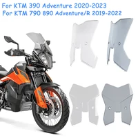 Parabrisas delantero de motocicleta para KTM 390 Adventure 2020 2021 2022 2023, accesorios, protector de pantalla Deflector de aire y viento