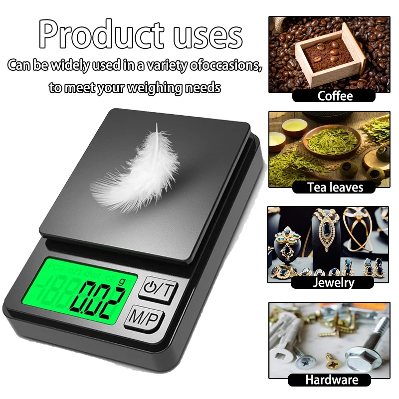 

0.01g MiNi Digital Scale High Precision Electronic Pocket Scale Jewelry Weight Kitchen Portable Electronic Scale
