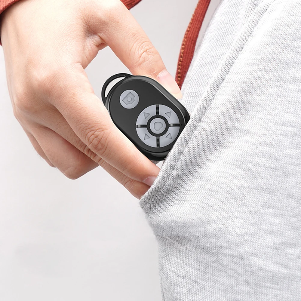 جهاز تحكم عن بعد لاسلكي يعمل بالبلوتوث لهاتف Xiaomi/iPhone/Huawei، مصراع كاميرا الهاتف الذكي، جهاز تحكم عن بعد للفيديو لـ Tiktok/Youtube