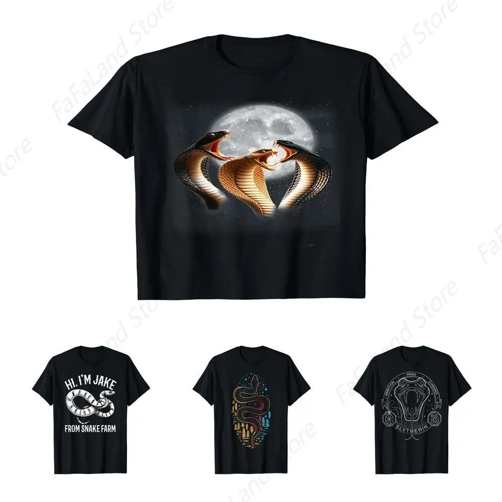 Jake From Snake Farm Rattlesnake Pit Funny Snake T-Shirt for Men Women Cotton Summer Top Tee