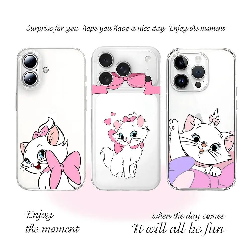 

Cute T-The A-Aristocats-s Phone Case For Iphone17 16 15 11 13 14 Pro Max 7 8 Plus X Xr Xs Max Se2020 12mini Transparent Cov