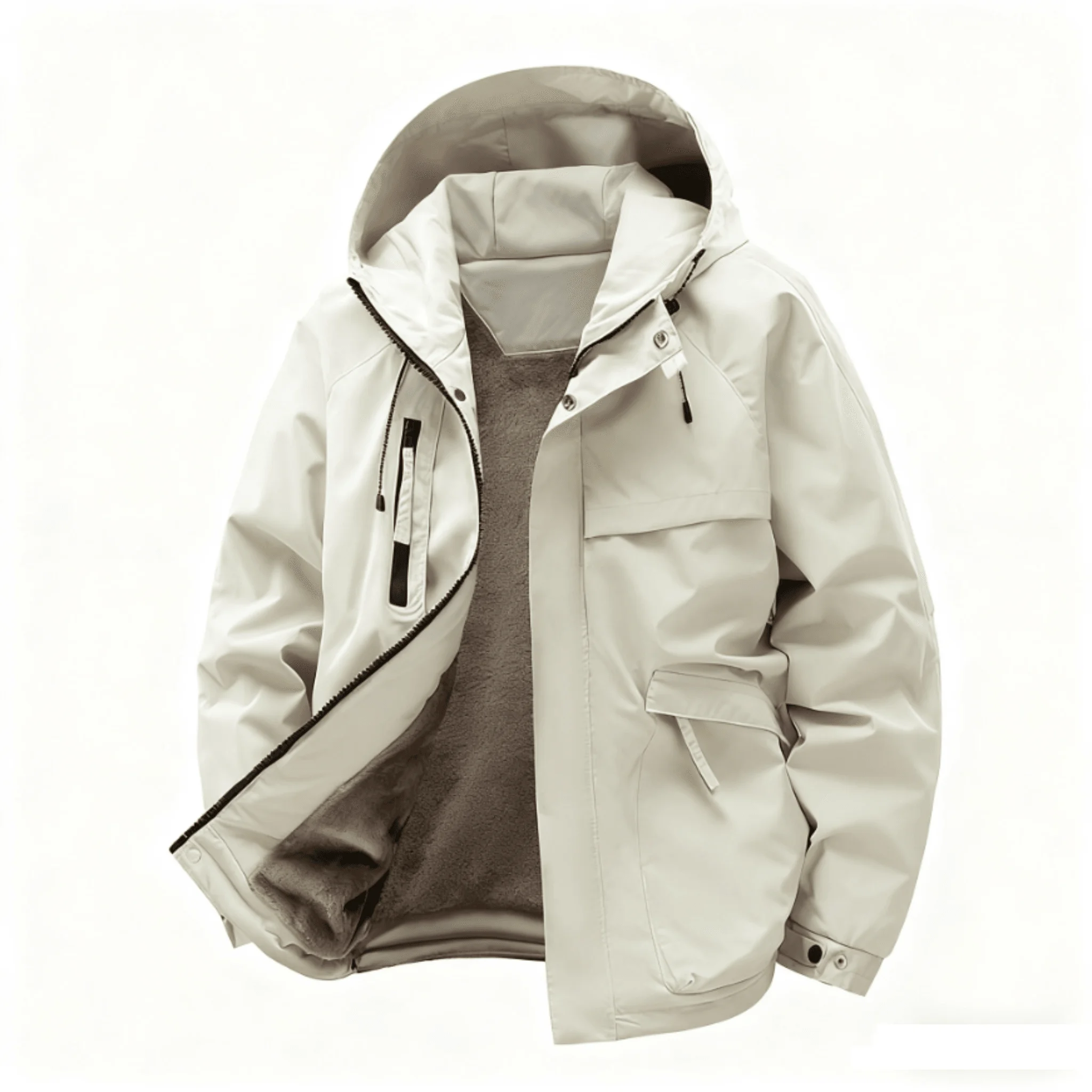 

New Windbreaker Men Waterproof Windproof Jacket Outdoor Casual Hooded Coat 2025 Autumn Winter Trendy Sportswear Windbreaker