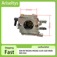 Carburetor Suitable For 038 AV MS381 MS382 Replacement 1119-120-0605 909-012 Débroussailleuse