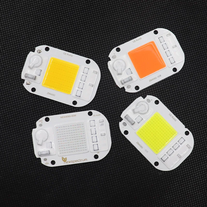 Smart IC No Need Driver AC 220V 230V Flip DOB Module 20w 30w 50w COB LED Chip Beads Full Spectrum Grow Light for Indoor Plants