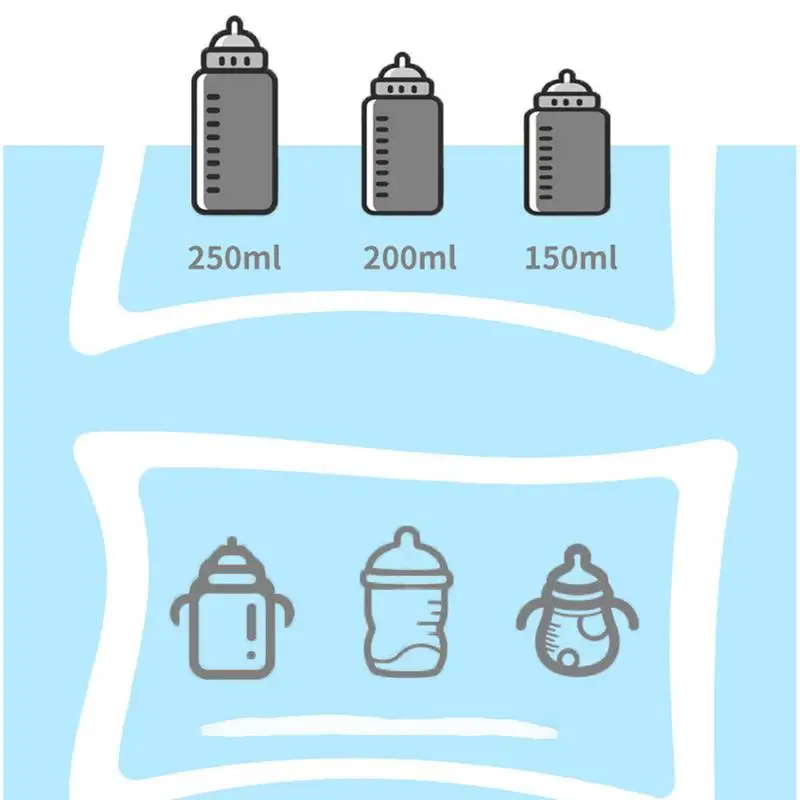 Flessenwarmer Voor Moedermelk Fles Warmer Zak Melk Warmer Isolatiekap Melk Heat Keeper Verstelbare Verwarmingshuls Verpleging