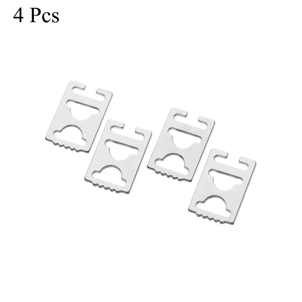 4Pcs/8Pcs Quick Sports Metal Fast Lacing Lazy Shoelaces Laces Buckle No Tie Shoelaces