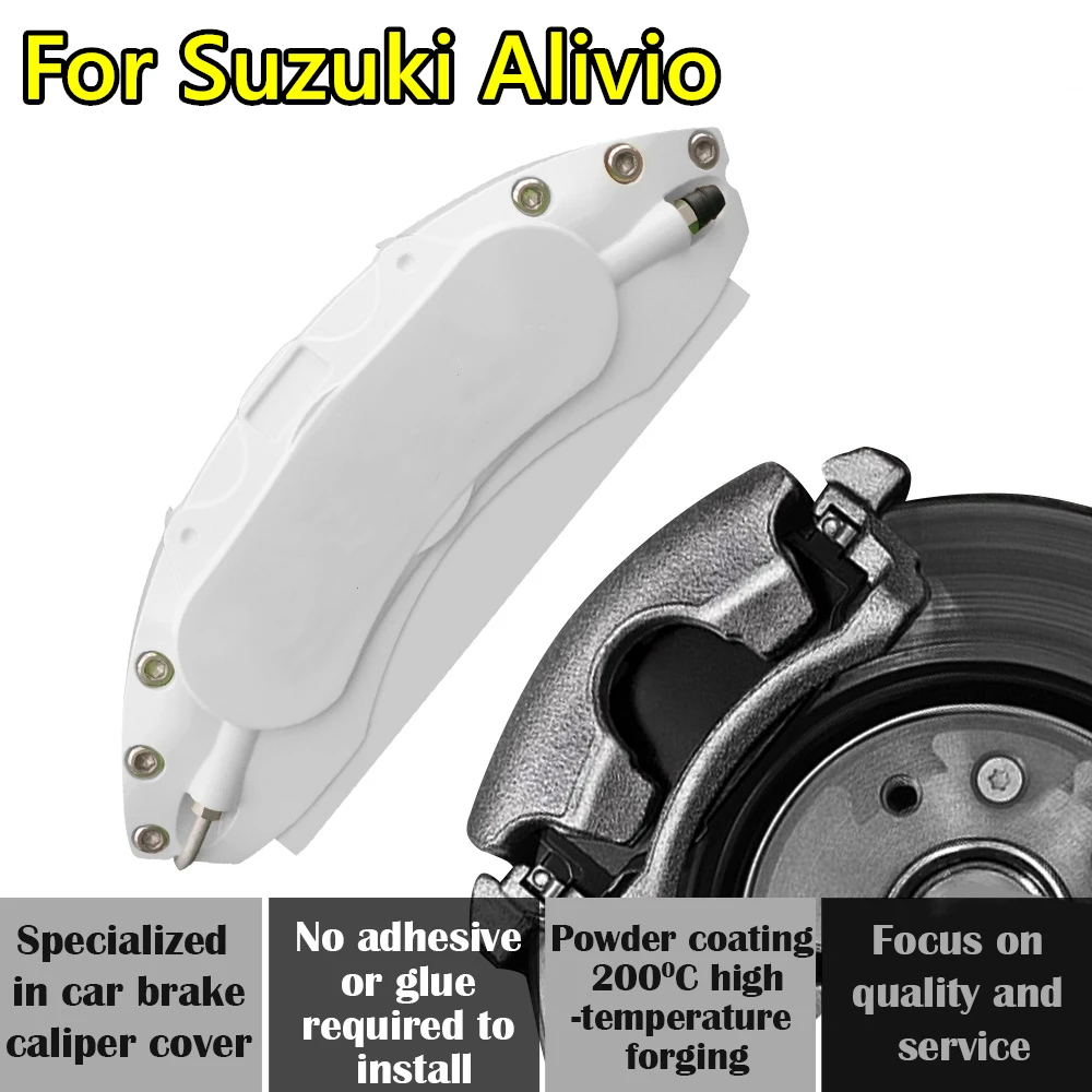 For Suzuki Alivio Car Brake Caliper Cover Aluminum Alloy Metal Exterior Kit Fit 1.6L Pro 2015 2018