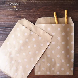50 PCS 10x15 cm Pouch de estilo mixto y bolsas de papel en color Kraft Craft Decoración de bricolaje Decoración Bolsa de regalo de regalo de invitado lindo 8 Mejores envases hechos a mano de ventas - №3