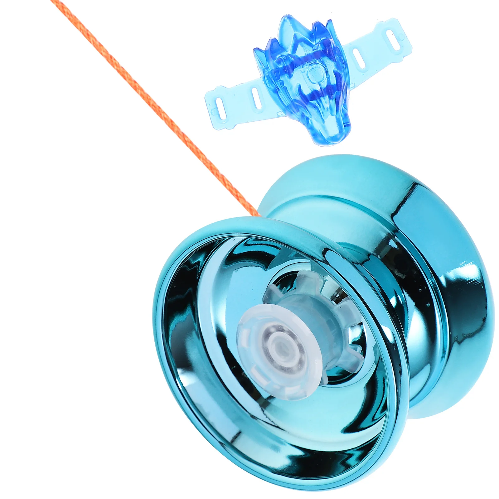 1 مجموعة من المبتدئين اليو اليو سبيكة سلسلة الكرة دوران سلس للأطفال التنسيق بين اليد والعين غير المستجيبة كرات يويو المهنية