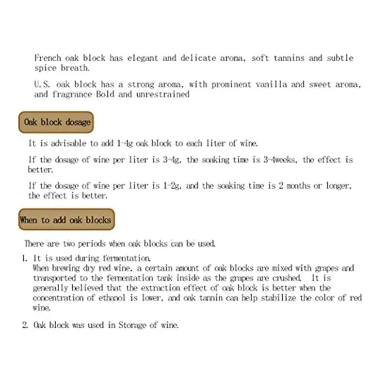 

G6KF French Heavy Toasted Oak Chips Toasted Oak Chips for Wine DIY Oak Chip Improve Wine Flavor Home Wine Brewing