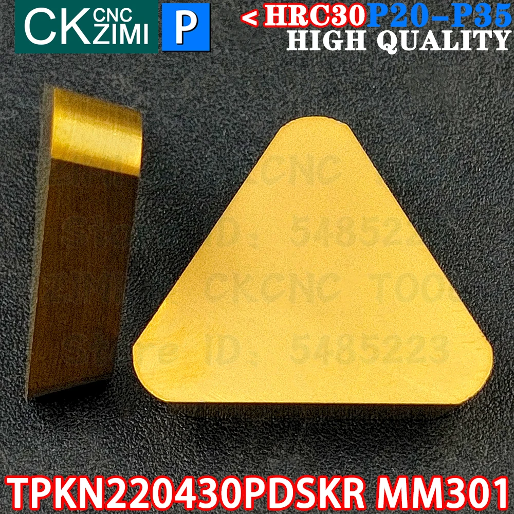TPKN220430PDSKR MM301 TPKN 2204 PDSKR MM301 كربيد إدراج طحن إدراج أداة التصنيع باستخدام الحاسب الآلي قابلة للفهرسة قطع تحول أداة مخرطة TPKR TPKN2204 PDSKR TPKR TPKN 2204 PDSKR