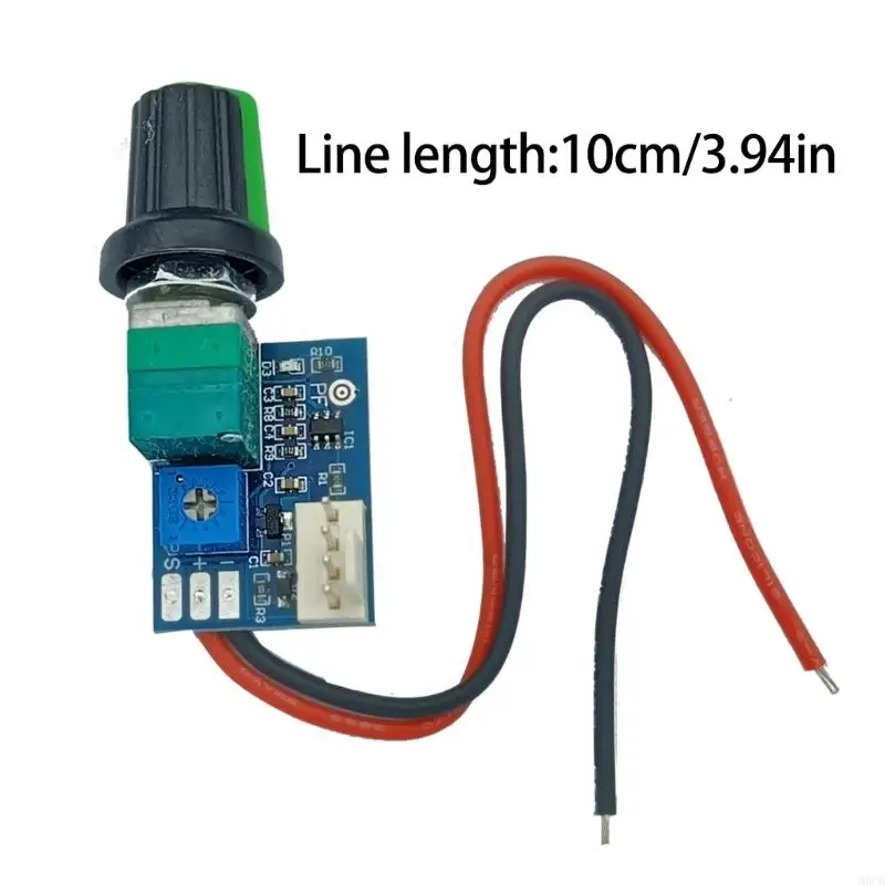 M6CB Manual 4 Controlador velocidade do ventilador PWM com interruptor Regulador ventilador ajustável