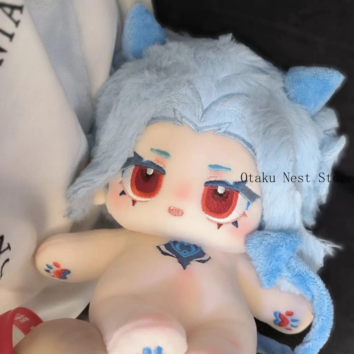 Muñeco de peluche de Anime Genshin Impact II Dottore The Doctor, juguete de peluche Kawaii, juguete para disfrazarse, mascota, regalo de cumpleaños y Navidad, 20cm