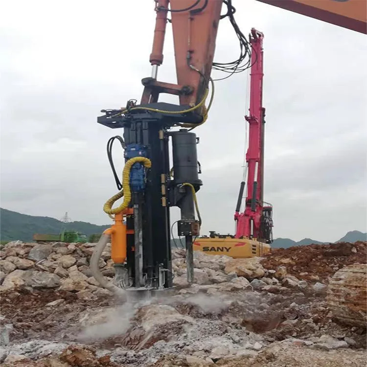 Granite Rock Splitting Machine Hydraulic Rock Drill Splitter Integrated Drilling and Splitting Unit