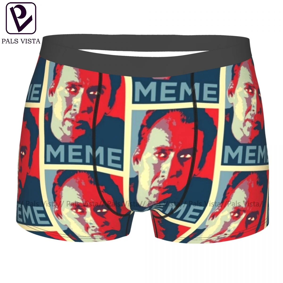 

Nicholas Cage Underwear Hot Polyester Funny Trunk Boys Pouch Customs Boxer Brief