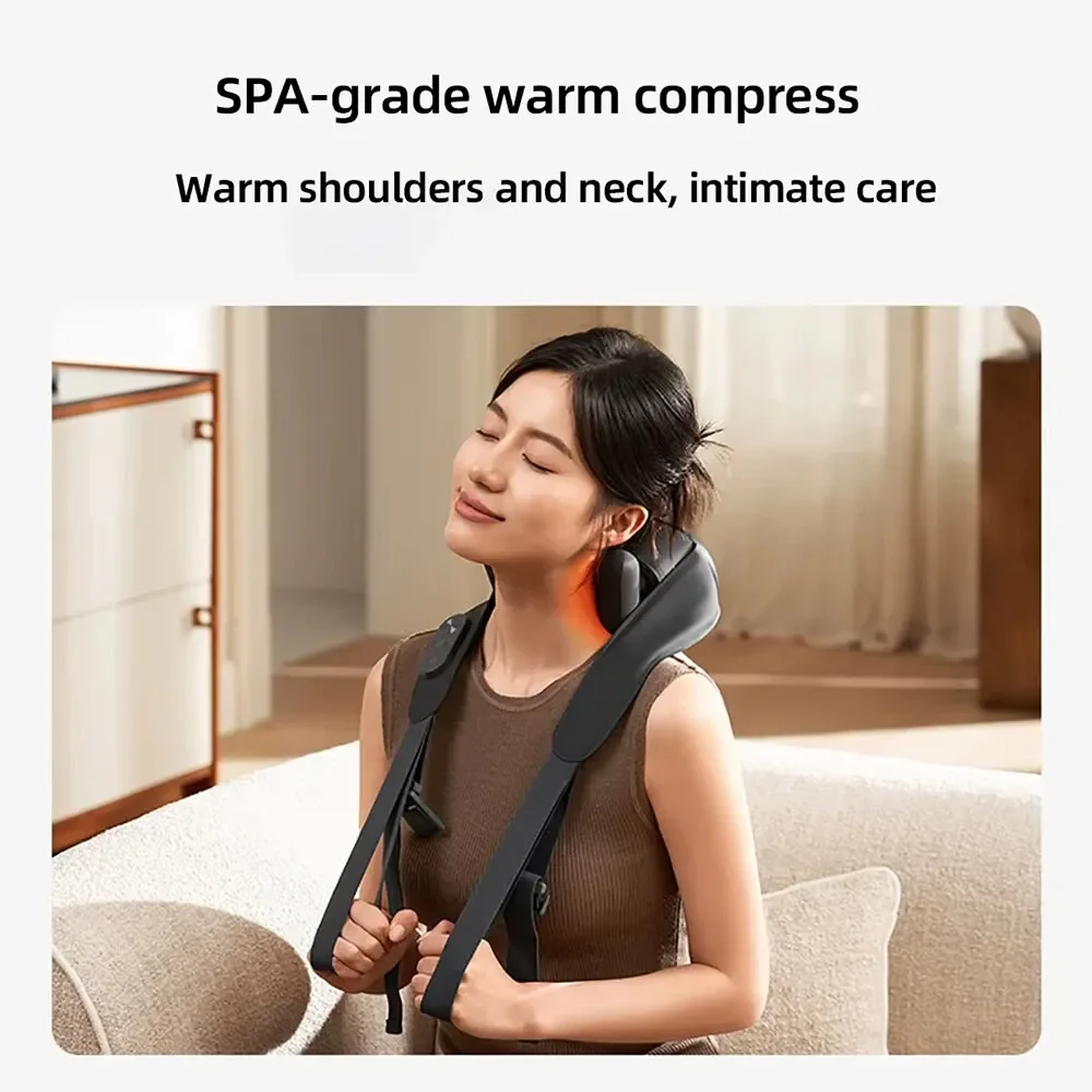 Xiaomi Mijia Smart Neck and Shoulder Massager Integrated Massage Hot Compress Custom mode Work with Mi Home APP Control New