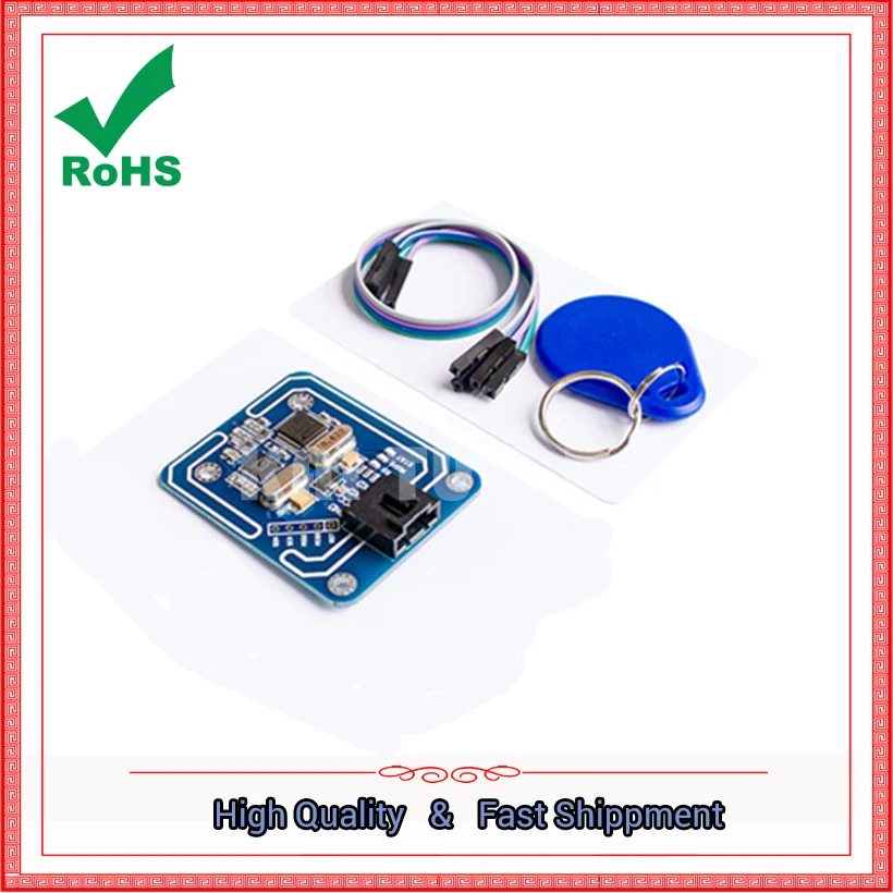 

Модуль RFID с последовательным портом, совместимый, плата