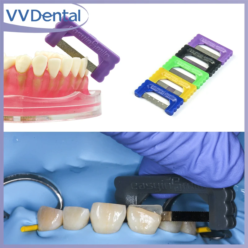 

VVDental 10 шт./компл. комплект стоматологической системы IPR ортодонтические межпроксимальные редукционные полоски многоразовые и автоклавируемые полировка для ручного использования