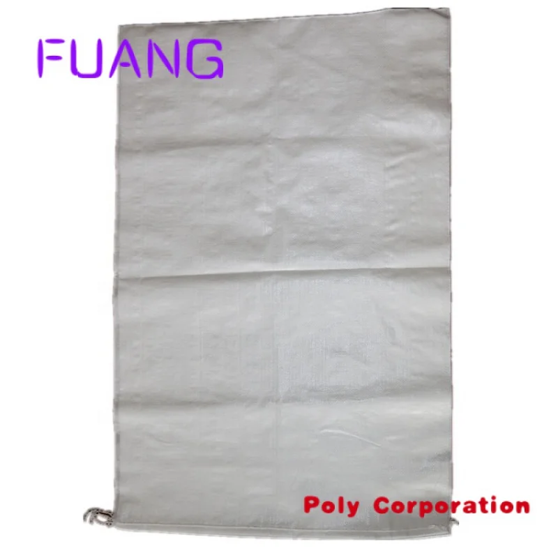 

Custom Factory direct sales White pp woven bag/sack for rice flour food wheat 40KG 50KG