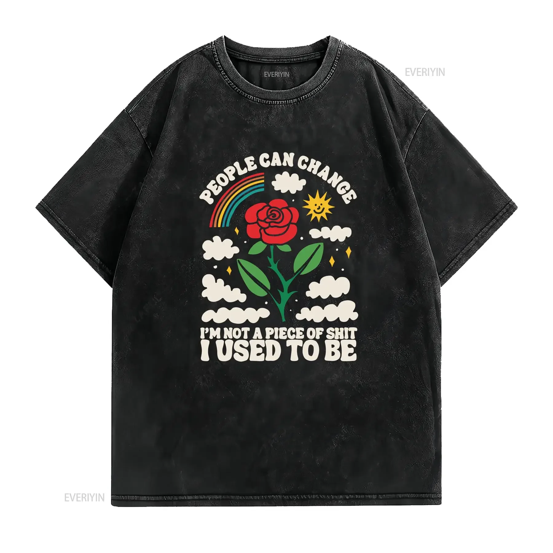 People can change T Shirt I think you should leave ITYSL Tim Robinson Dangerous Nights Crew apparel vintage Washed Unisex